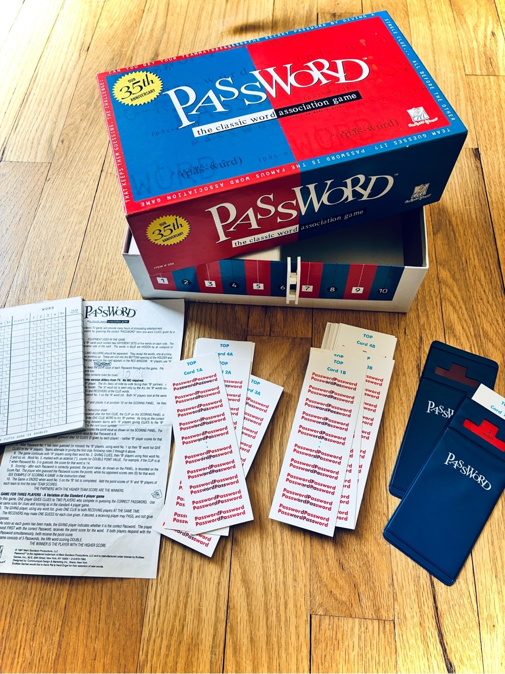 Password, 35th Anniversary Edition, 
By Endless Games ©️1997, Complete
